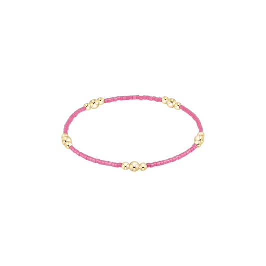 BHOPPURPGBUB Hope Purpose Gold Bracelet - Bubblegum