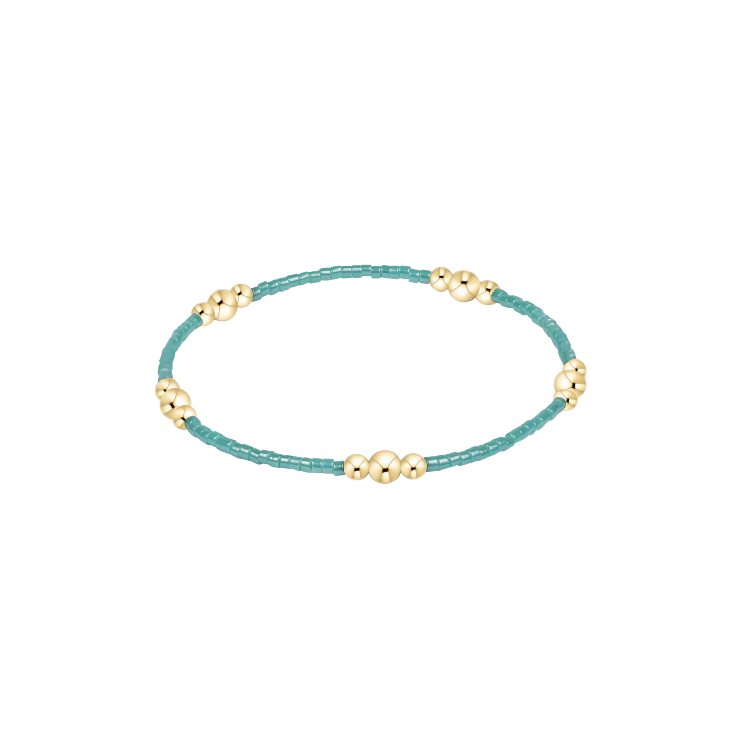 BHOPPURPGSEAG Hope Purpose Gold Bracelet - Sea Glass