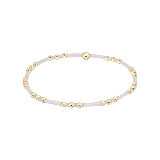 BHOPJOYSILKW Hope Joy Bracelet - Silky White