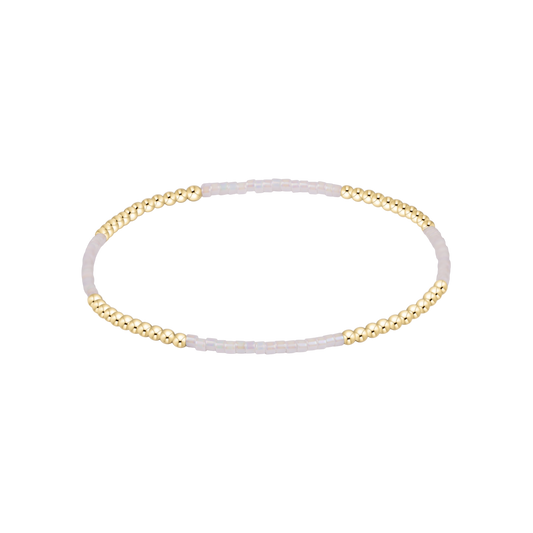 BHOPBLFSILKW Hope Blissful Bracelet - Silky White
