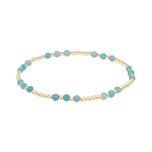 BGEMJOY3AMZ Joy Gem 3mm Bracelet - Amazonite