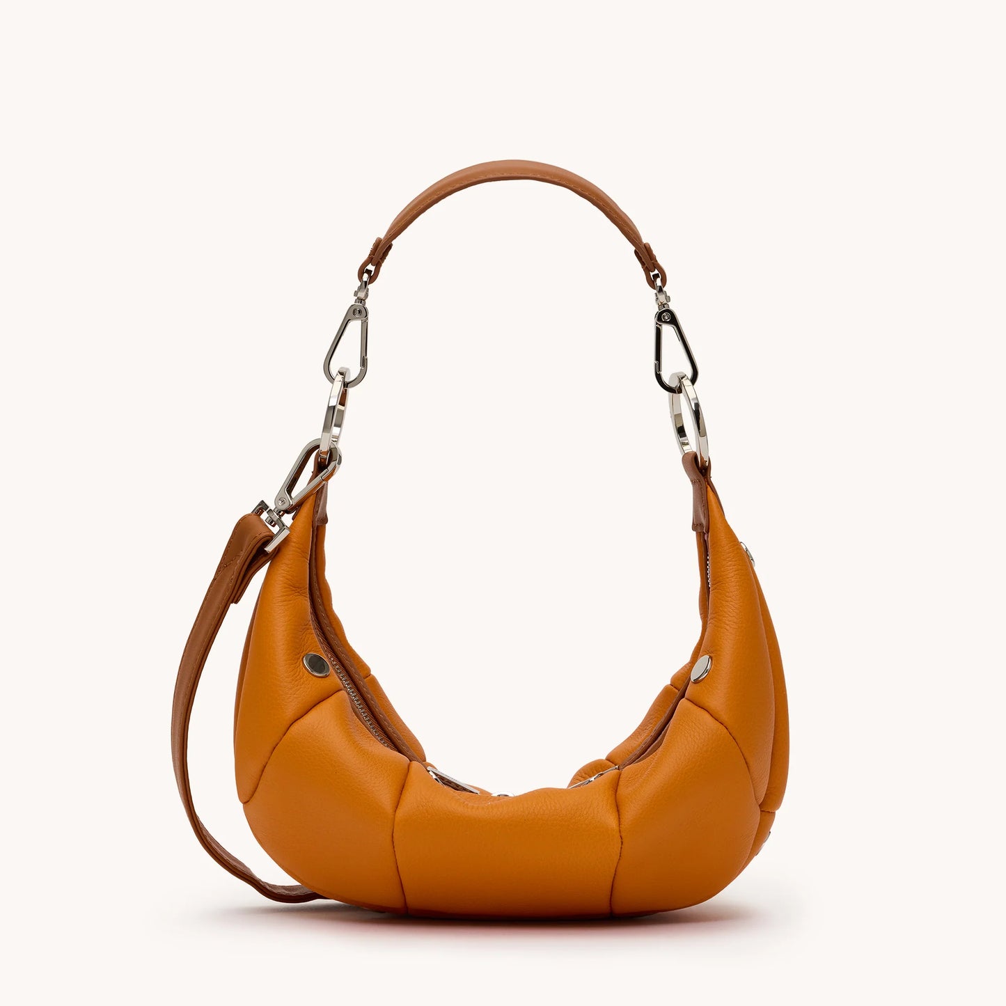 Erica Small Tailored Tangerine/Silver