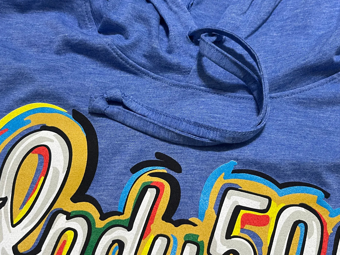 Indy 500 Script Unisex Hoodie Deep Royal