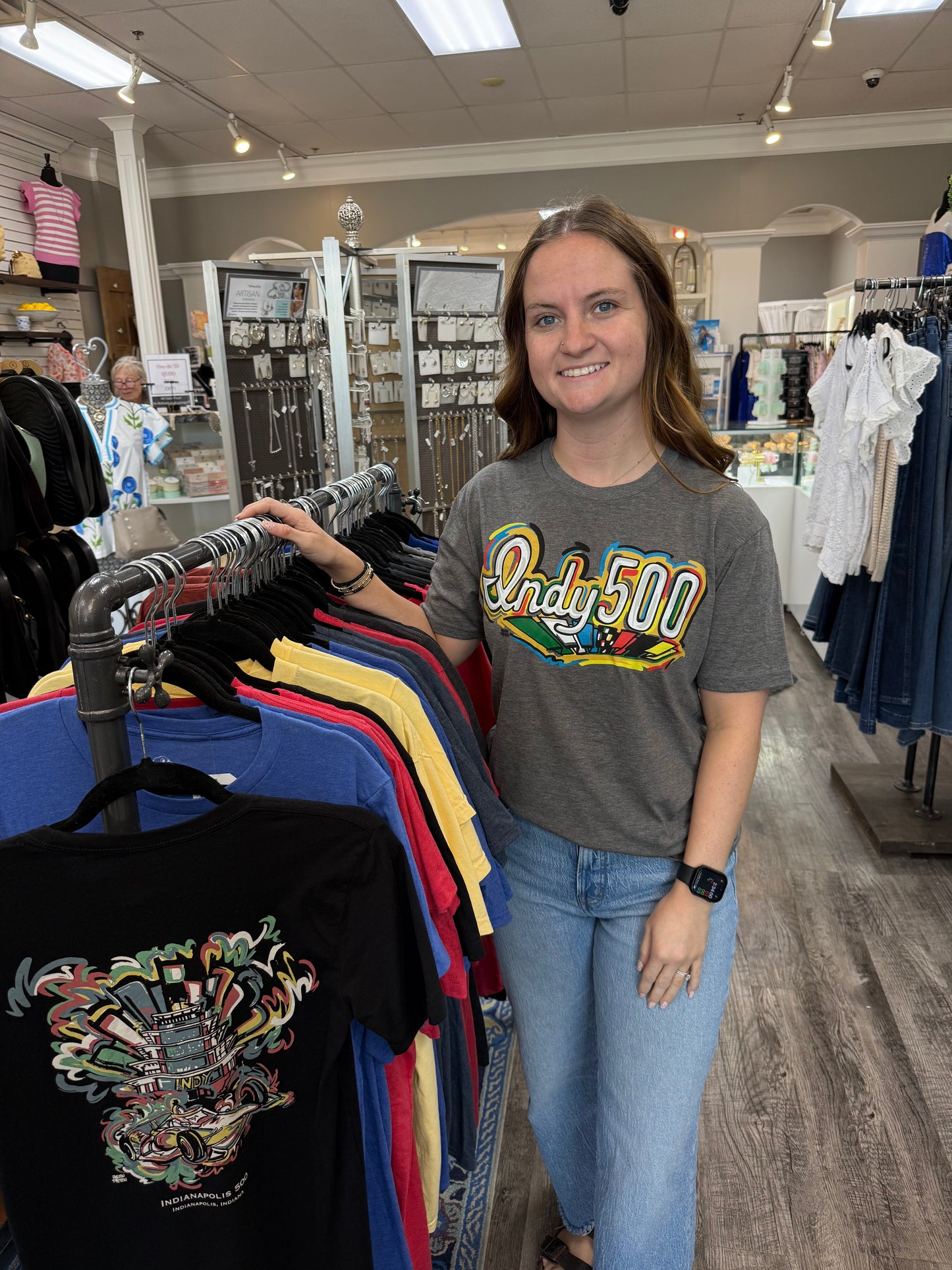 Indy 500 Script Unisex Tee