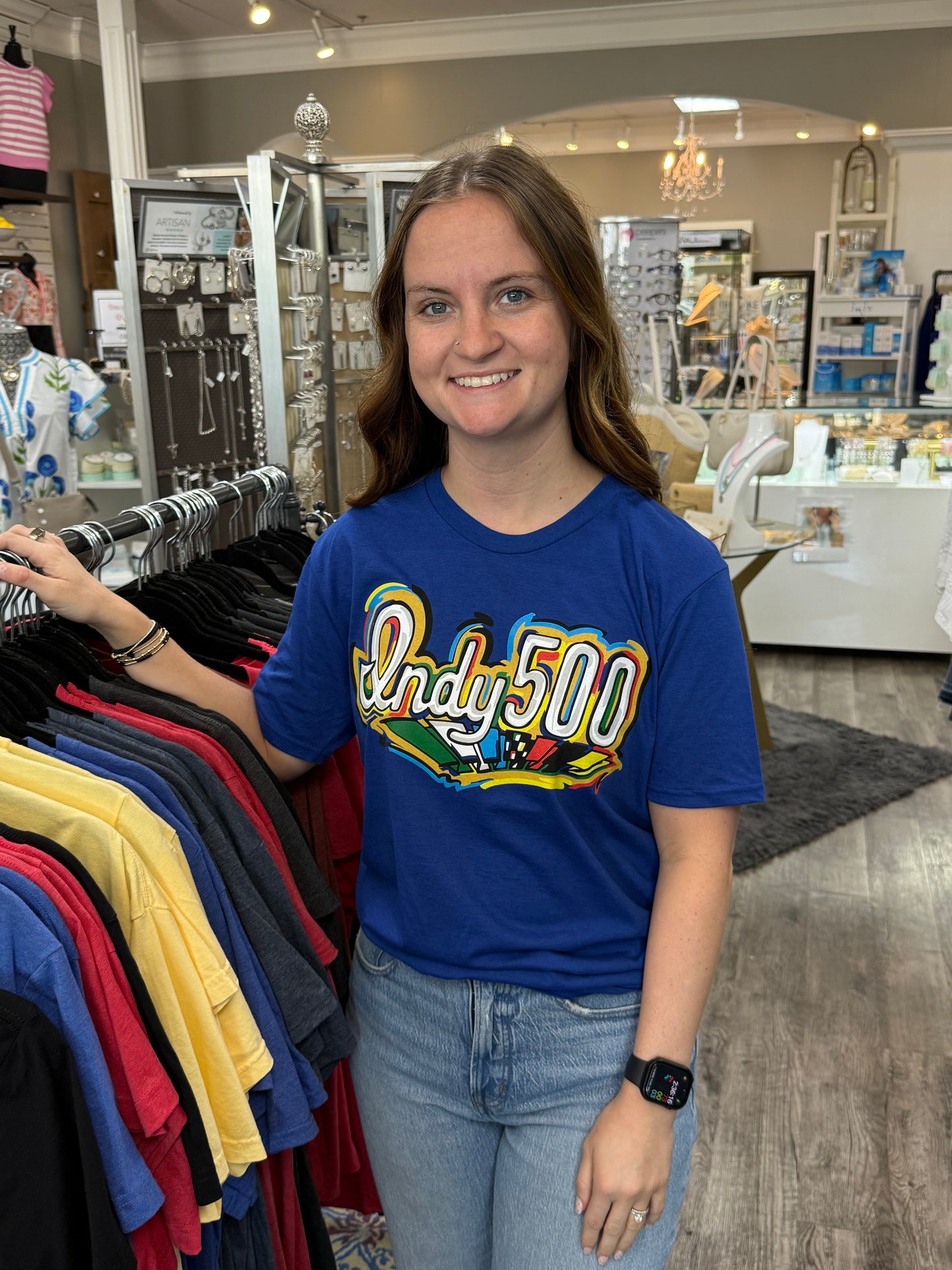 Indy 500 Script Unisex Tee