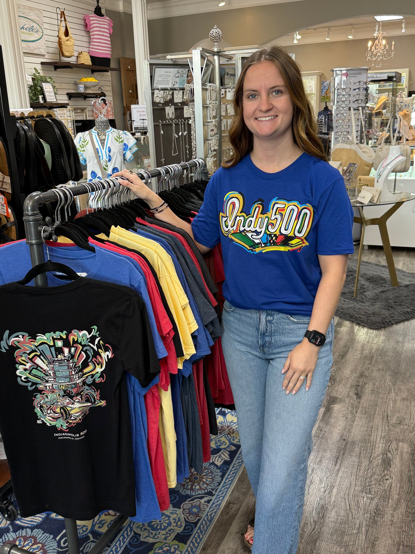 Indy 500 Script Unisex Tee