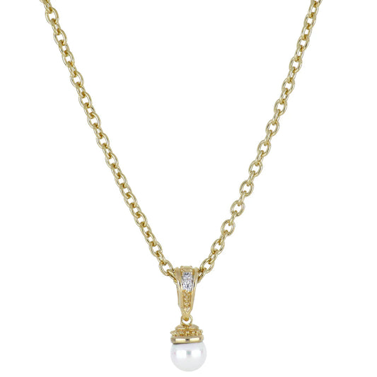 K5844-ABF3 PEARL PENDANT 8MM 16-18"