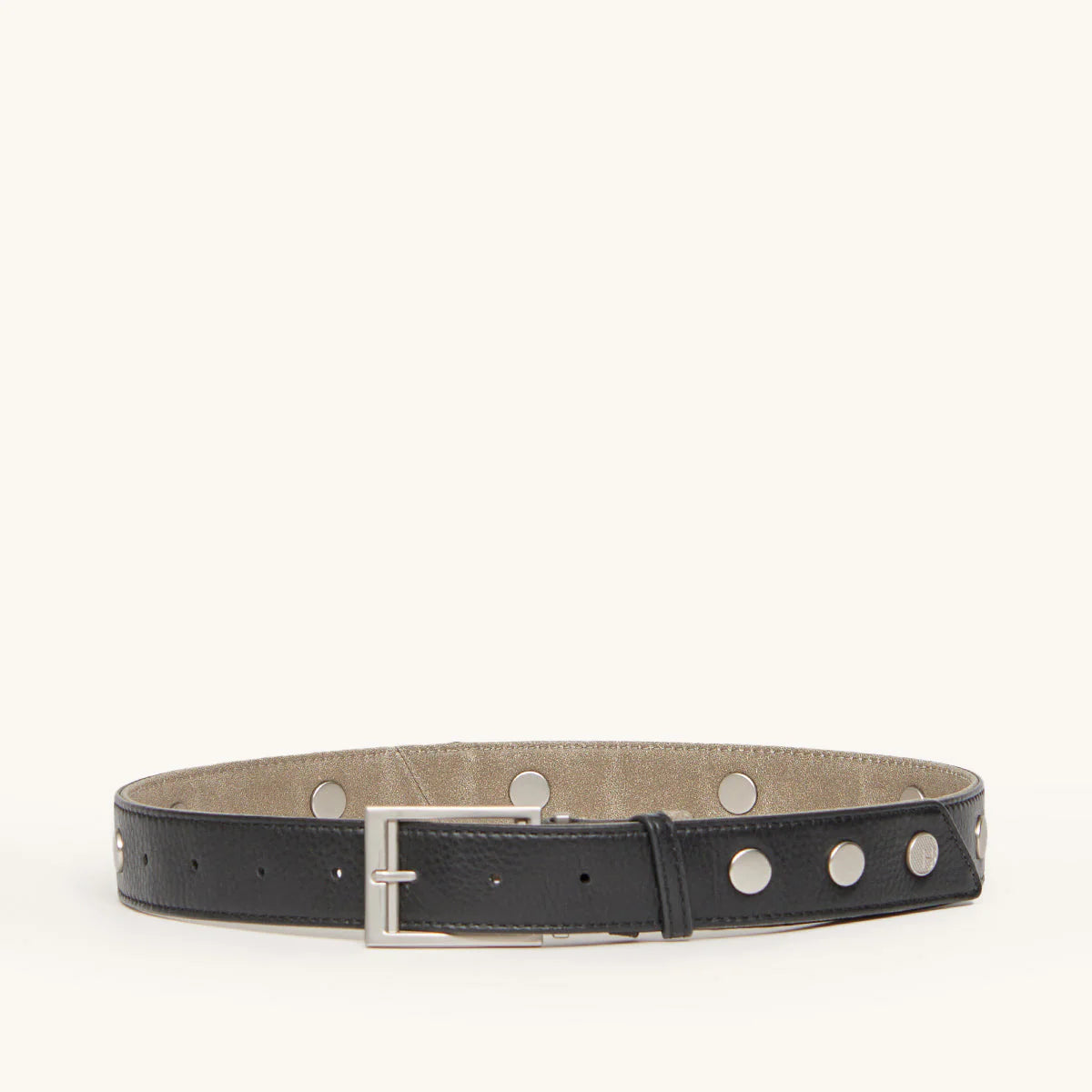 Charlie Belt Small Black/Pewter**