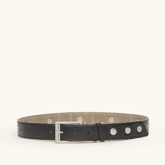 Charlie Belt Small Black/Pewter**