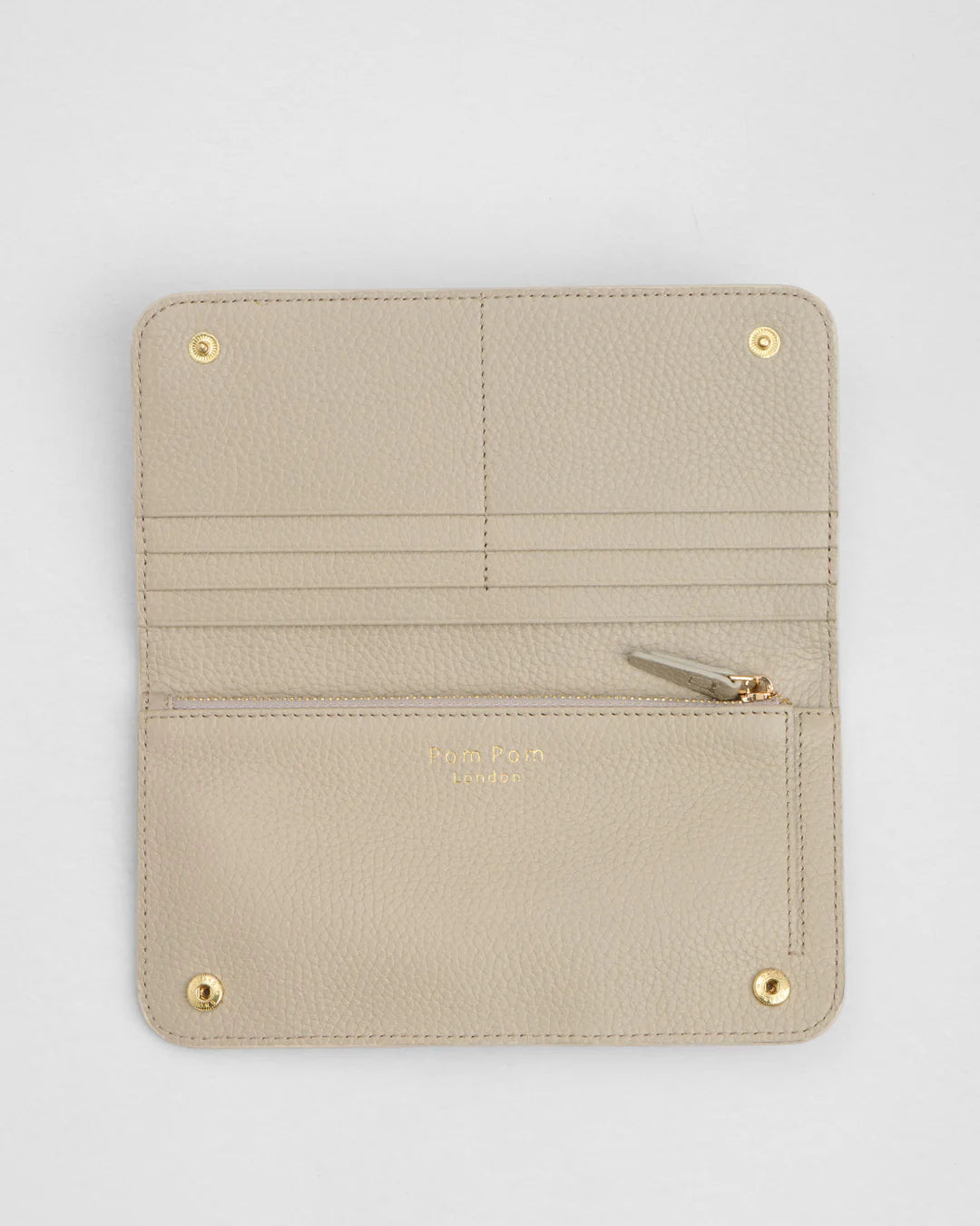 Chelsea Flat Large Wallet Stone