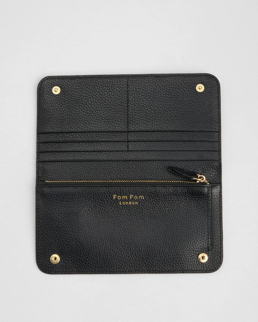 Chelsea Flat Large Wallet Black