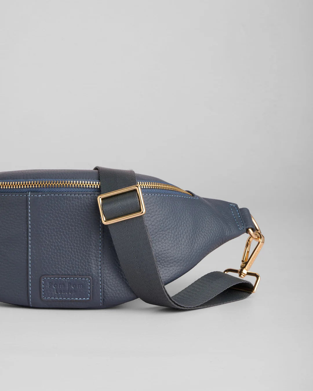 Bum Bag Slate Blue + 2 straps (Logo Slate Blue Strap & Navy Mix Strap)