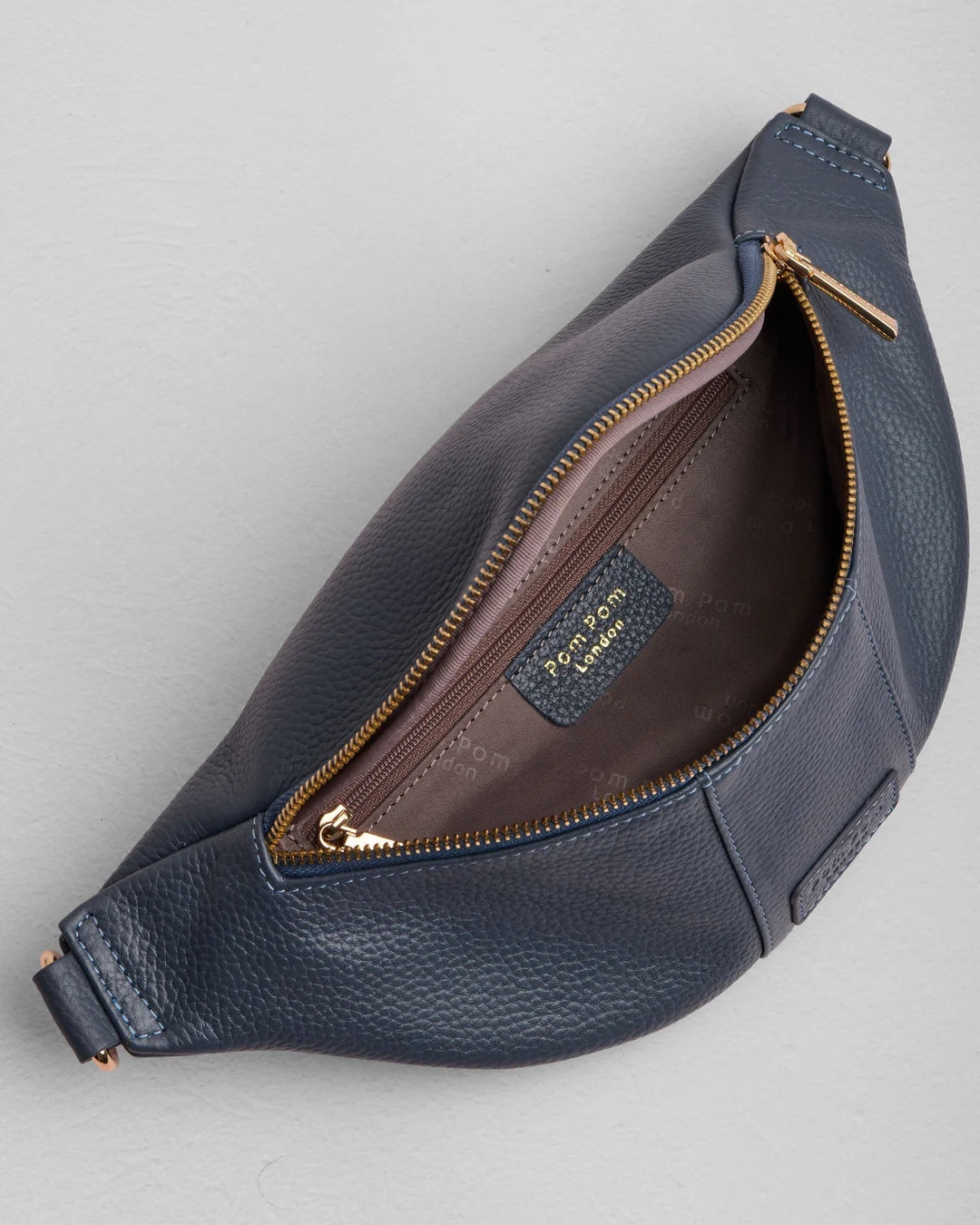Bum Bag Slate Blue + 2 straps (Logo Slate Blue Strap & Navy Mix Strap)
