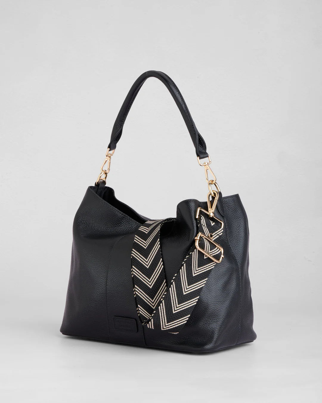 Lambeth Plus Black + 2 straps (Logo Black Strap & Black Chevron Strap)