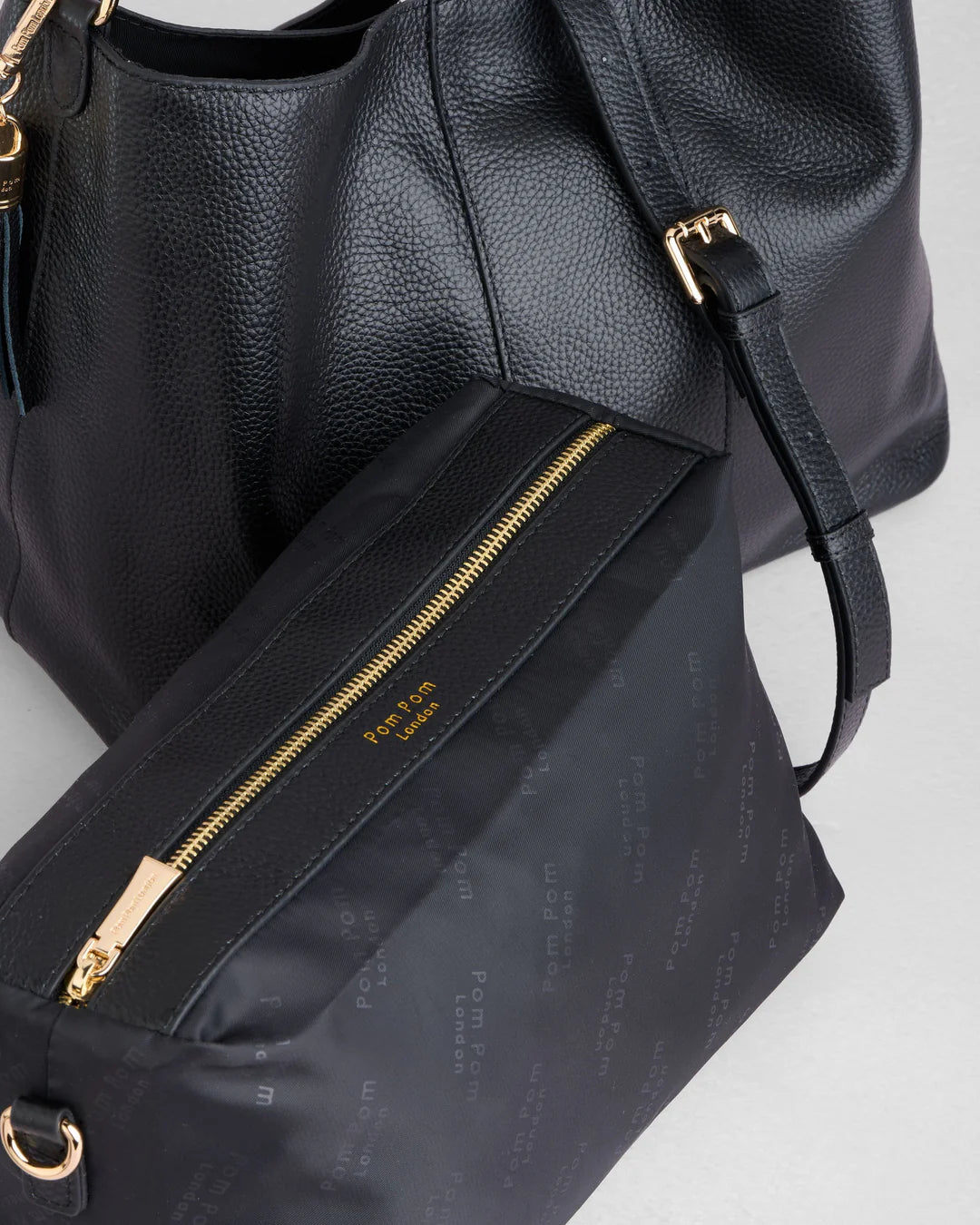 Lambeth Plus Black + 2 straps (Logo Black Strap & Black Chevron Strap)