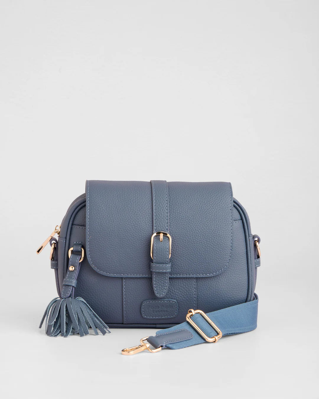 Finsbury Slate Blue + 2 straps (Logo Slate Blue Strap & Blue Mix Strap)