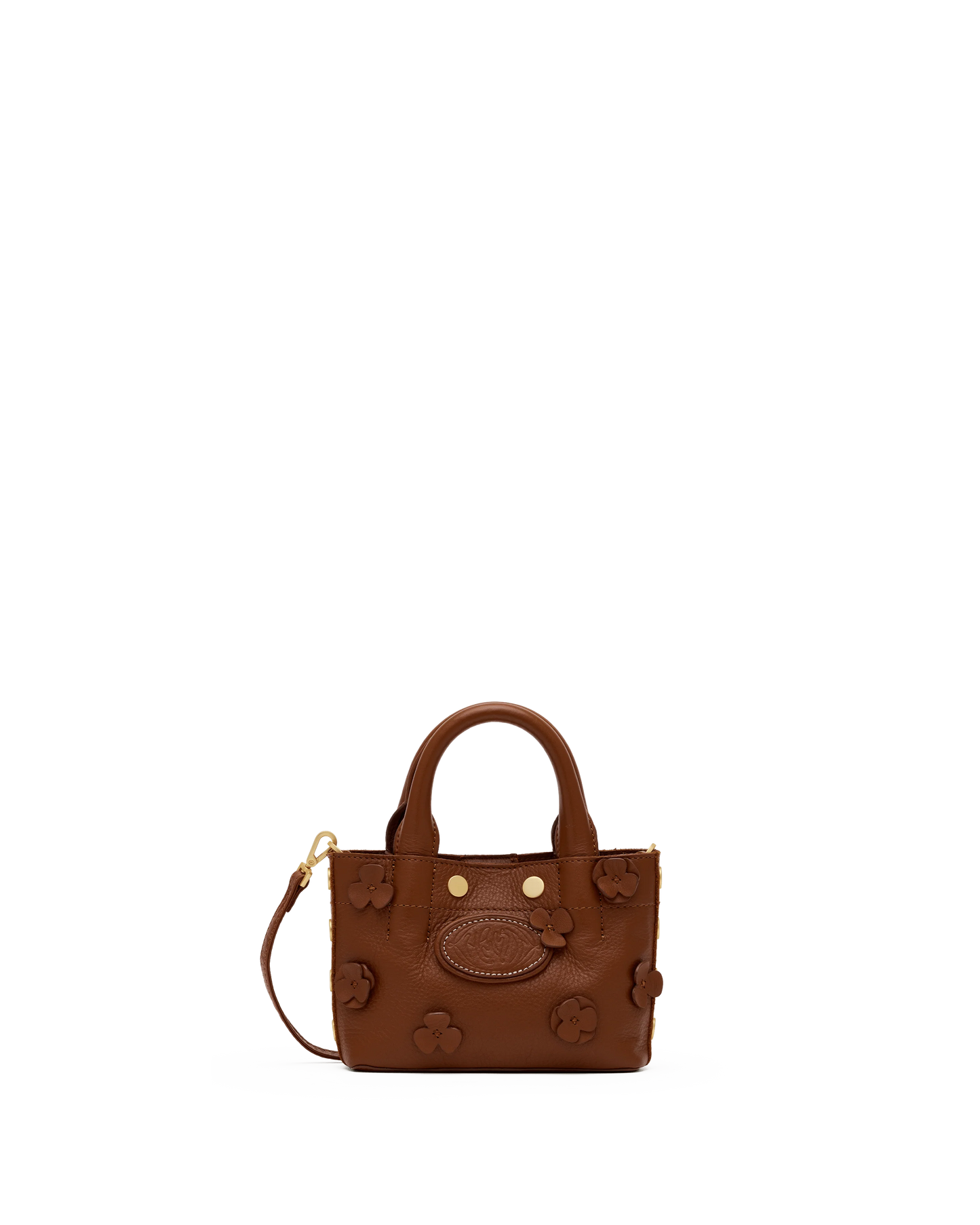 Olympia Tote Mini Sienna Flora/Brushed Gold