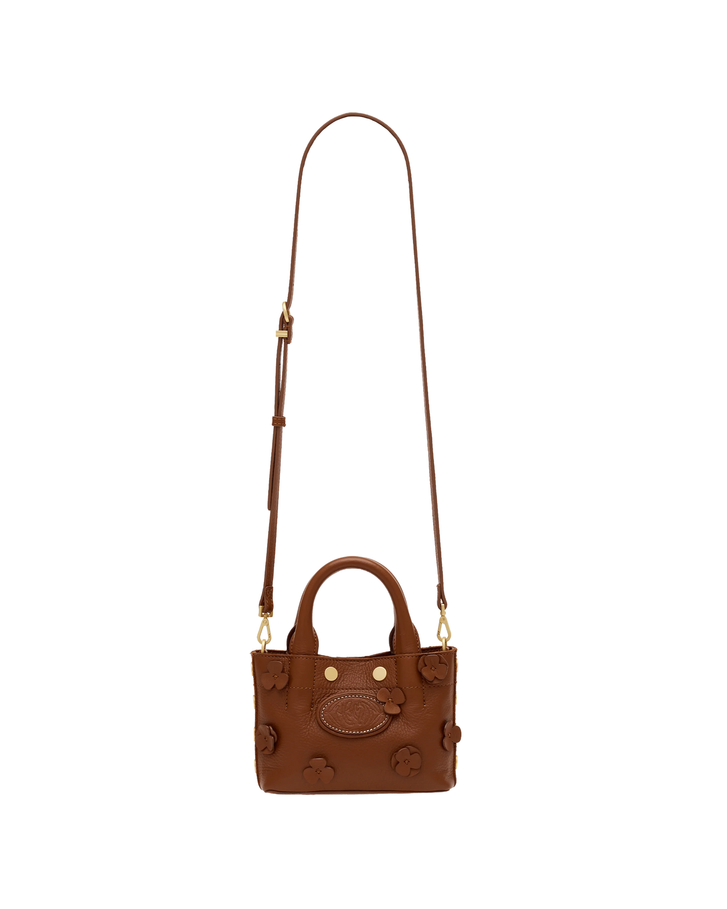 Olympia Tote Mini Sienna Flora/Brushed Gold