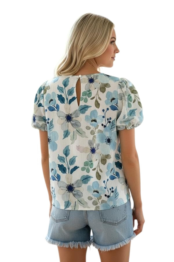 20905 Blue/Jade Top