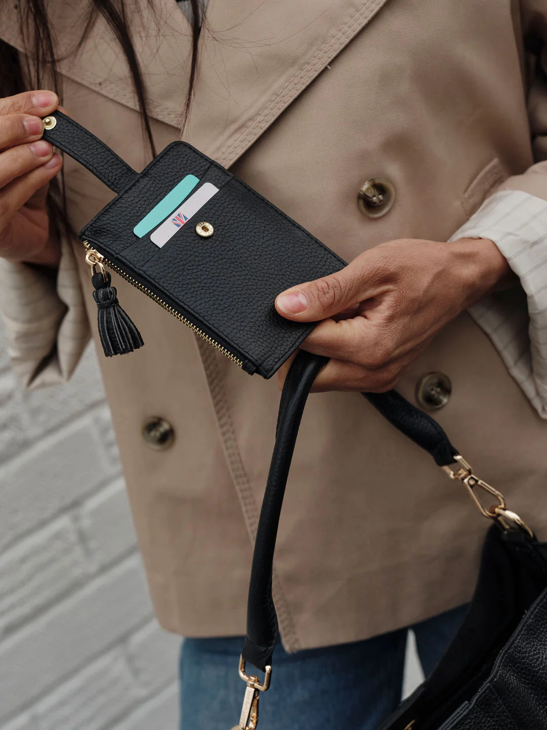 Chelsea Coin & Card Holder Black