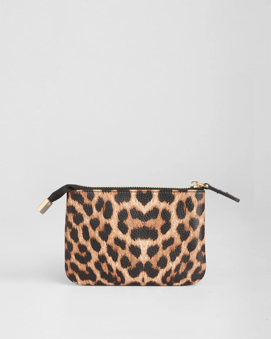 Chelsea Coin Purse Leopard Print Black