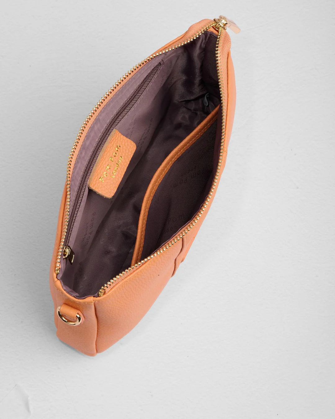 City Slim Bag Mango Tango + 2 straps (Mango Tango Stripe & Marble Link Chain)