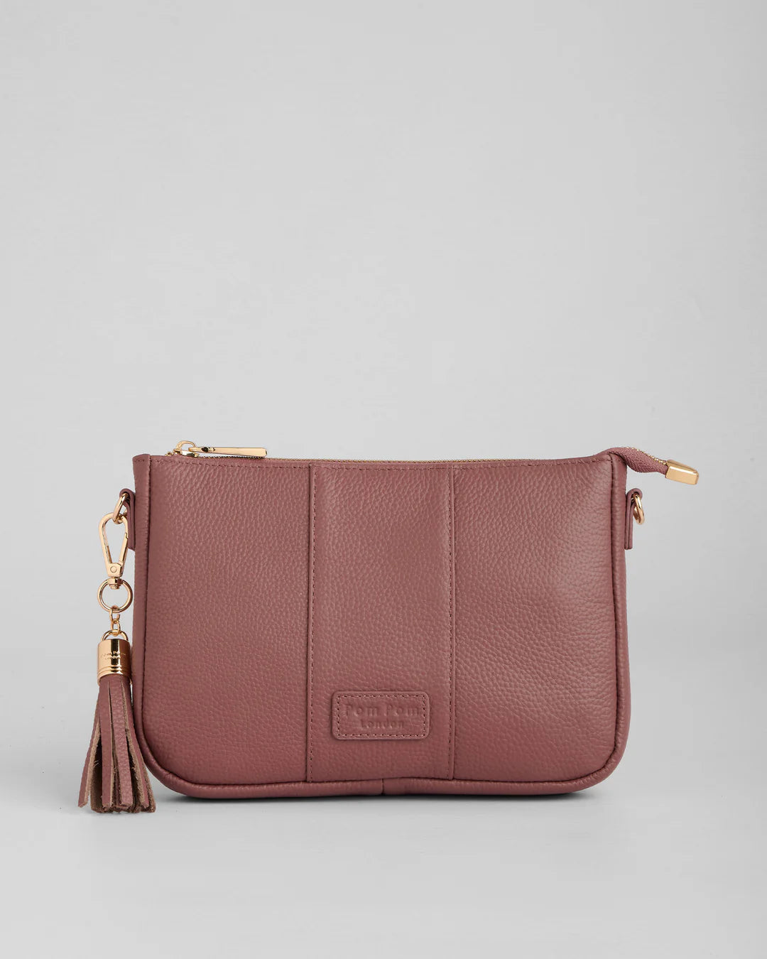 City Slim Bag Dusky Orchid + 2 straps (Dusky Orchid Glitter and Orchid/Gold Stripe)
