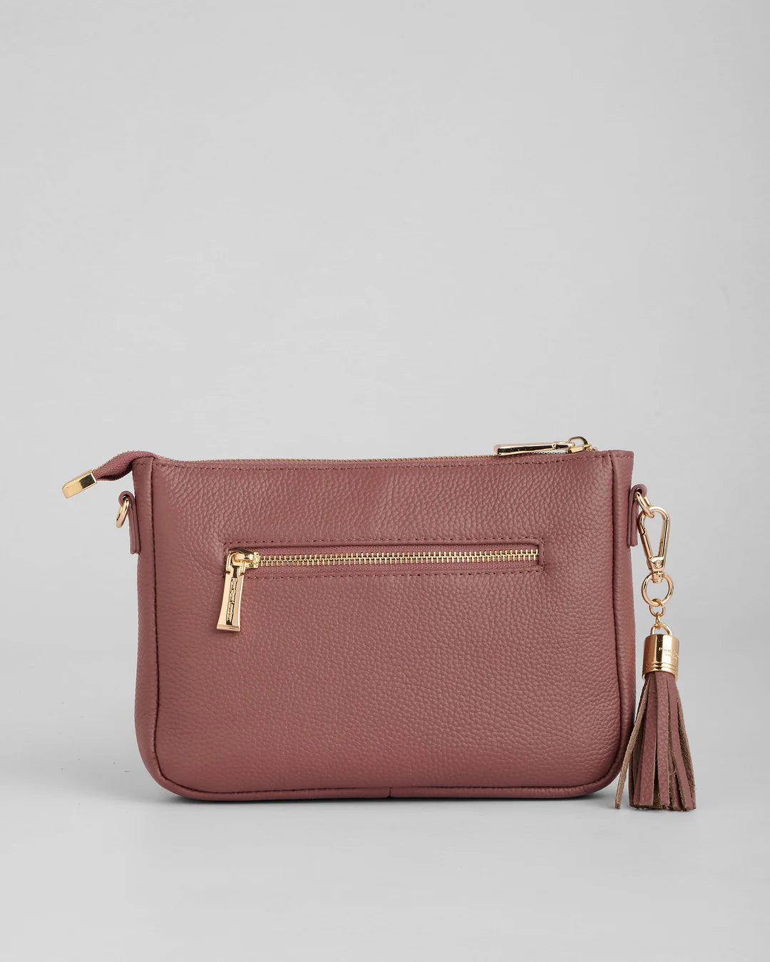 City Slim Bag Dusky Orchid + 2 straps (Dusky Orchid Glitter and Orchid/Gold Stripe)