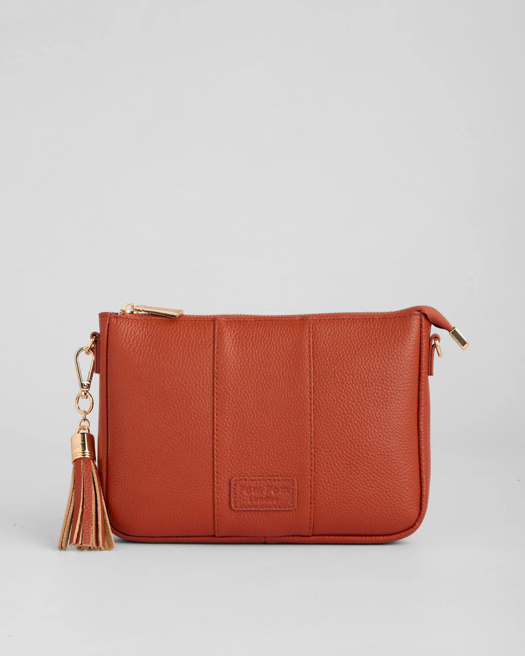 City Slim Bag Burnt Orange + 2 straps (Orange Spice Regal Weave & Burnt Orange Chain Strap)