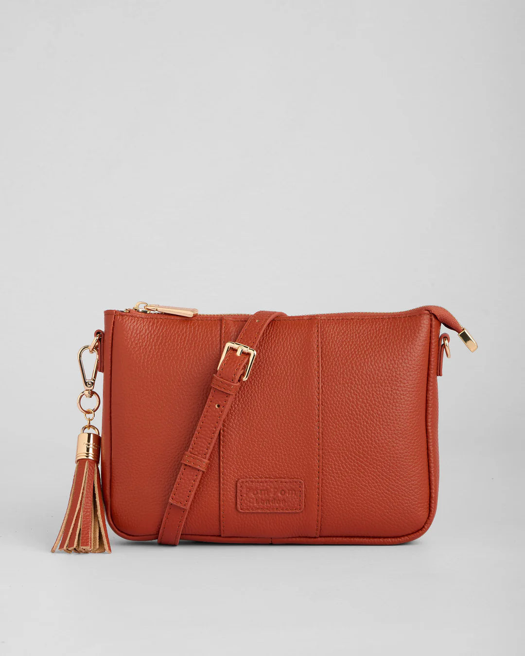 City Slim Bag Burnt Orange + 2 straps (Orange Spice Regal Weave & Burnt Orange Chain Strap)