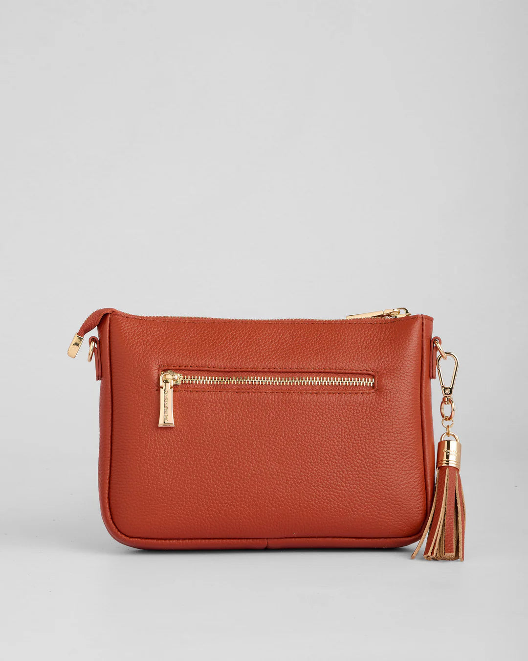 City Slim Bag Burnt Orange + 2 straps (Orange Spice Regal Weave & Burnt Orange Chain Strap)