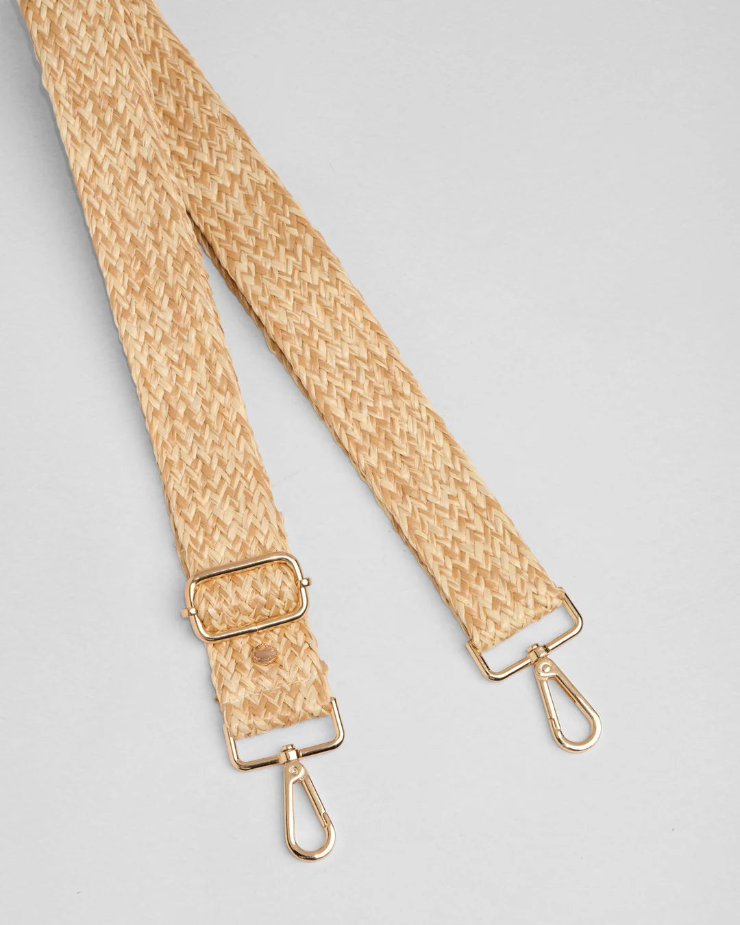 Original Bag Raffia & Leather Maple + 2 straps (Raffia Strap & Maple Weave Gold Chain)