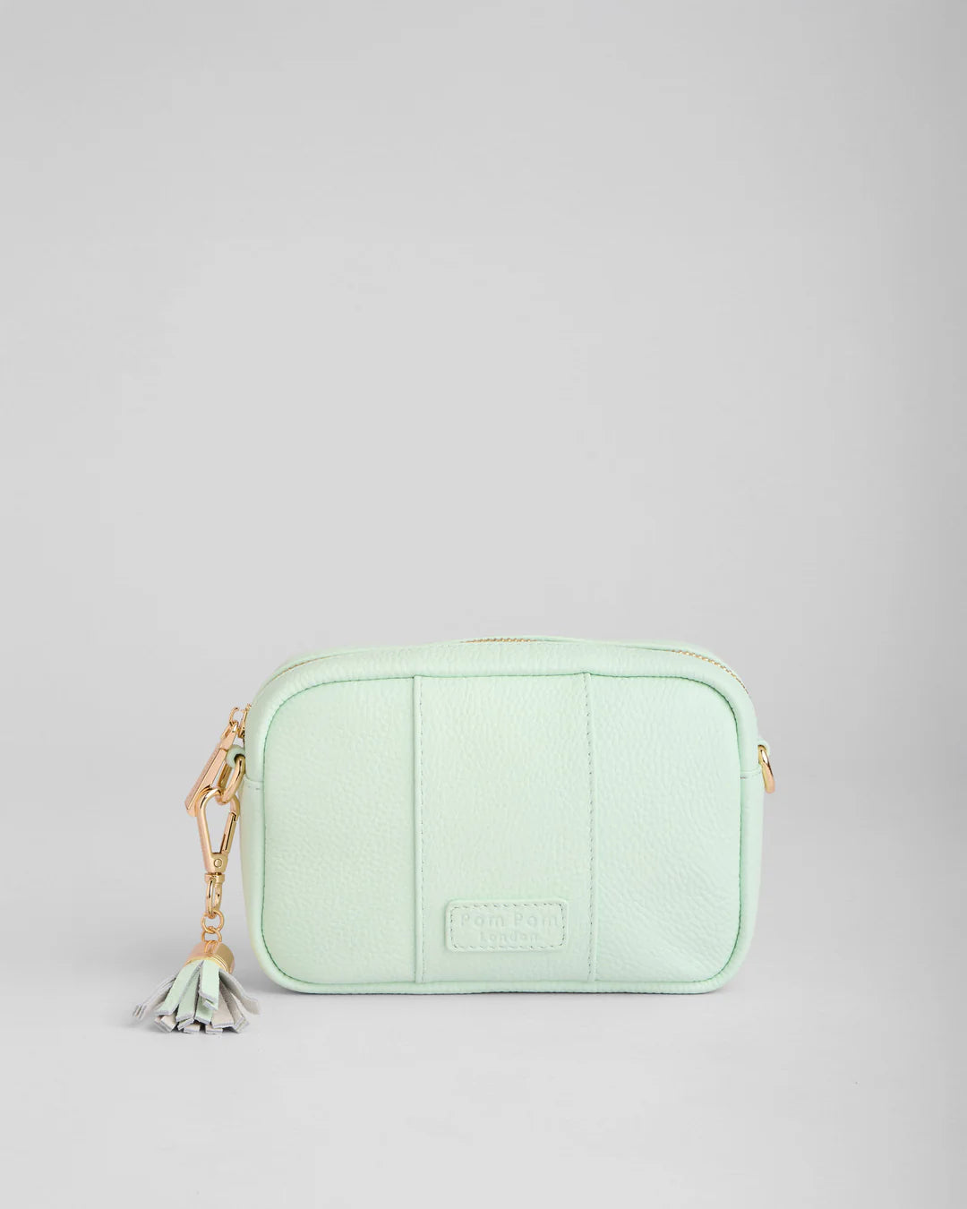 City Mini Spearmint + 2 straps (Spearmint/Black Tapestry Diamond & Grey Woven Stripe)