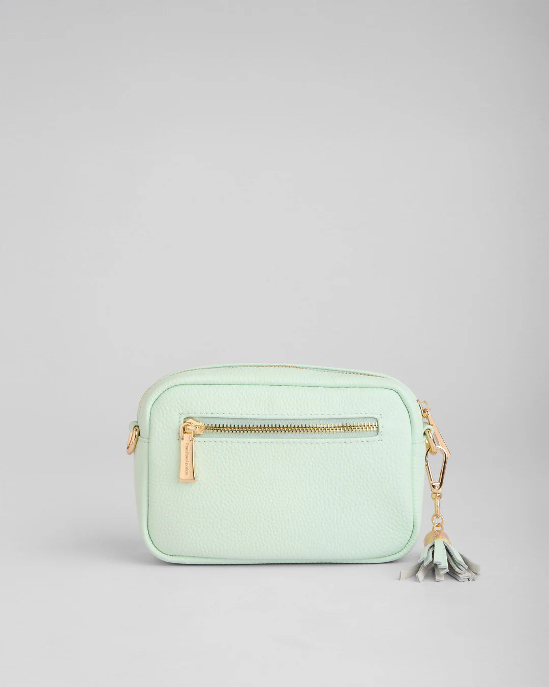 City Mini Spearmint + 2 straps (Spearmint/Black Tapestry Diamond & Grey Woven Stripe)