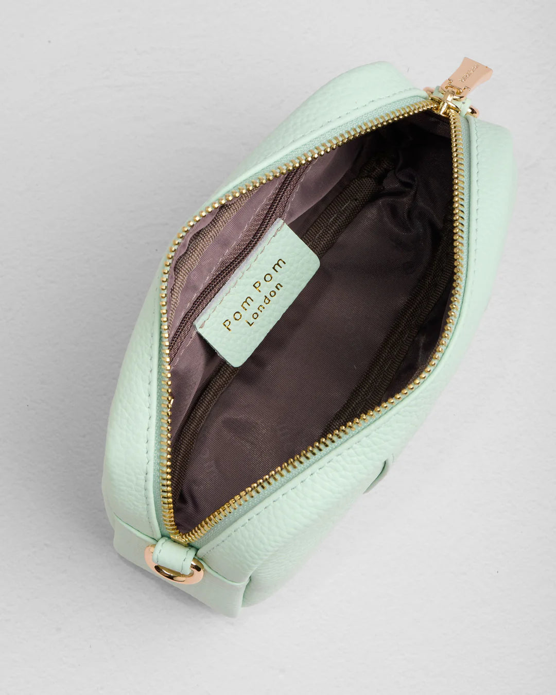 City Mini Spearmint + 2 straps (Spearmint/Black Tapestry Diamond & Grey Woven Stripe)