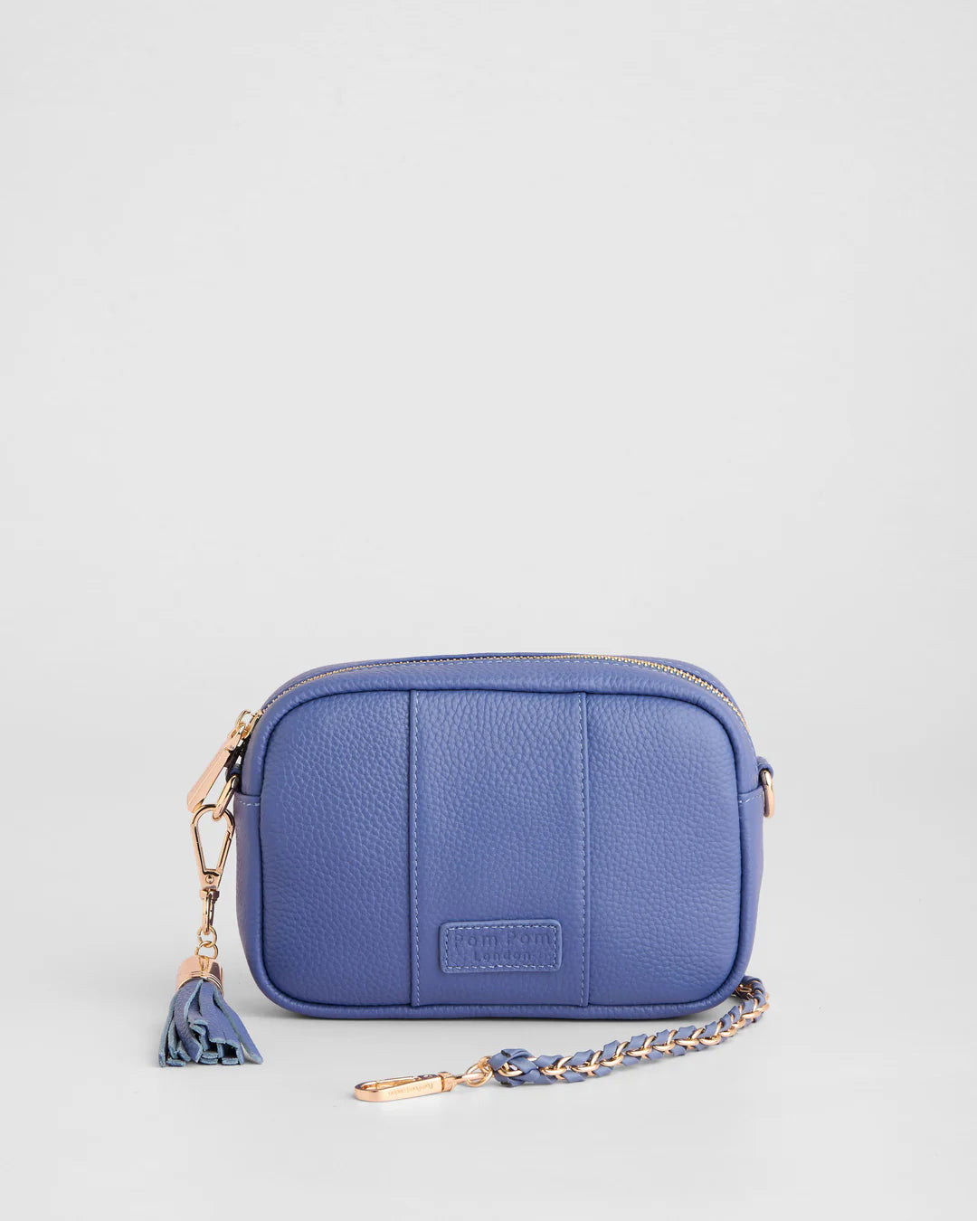 City Mini Lupin Blue + 2 straps (Purple Nightshade Twill & Marble Link Chain)