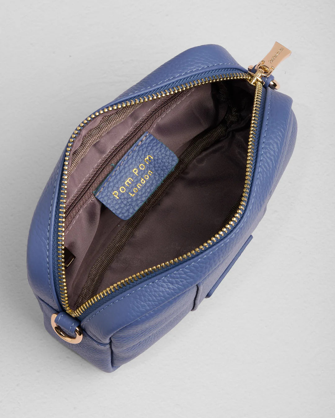 City Mini Lupin Blue + 2 straps (Purple Nightshade Twill & Marble Link Chain)