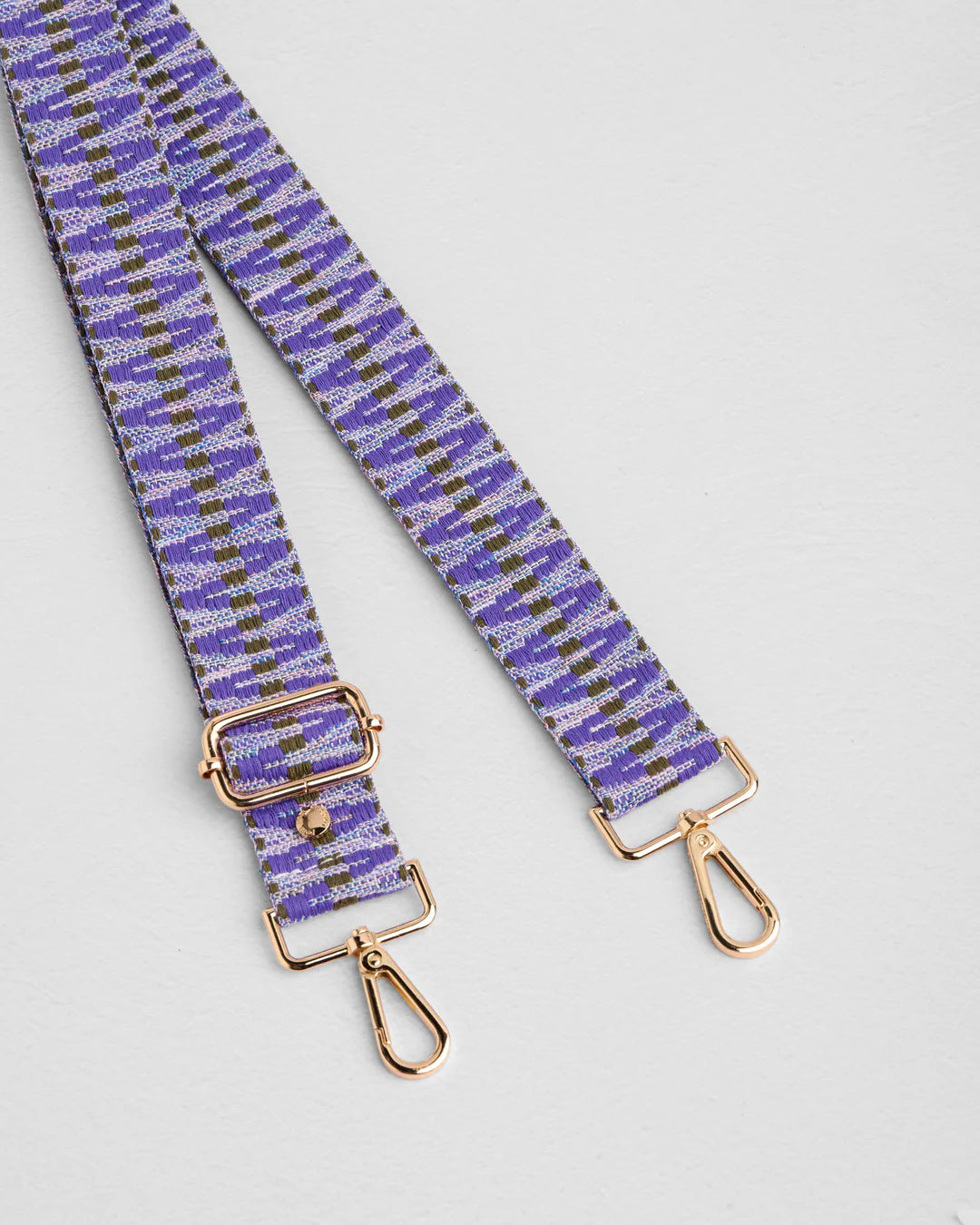City Mini Lupin Blue + 2 straps (Purple Nightshade Twill & Marble Link Chain)