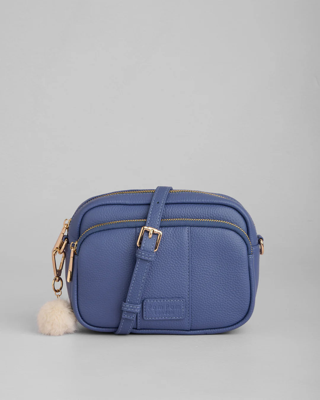 Original Bag Lupin Blue + 2 straps (Navy Harlequin and Lupin Blue Mini Chevron