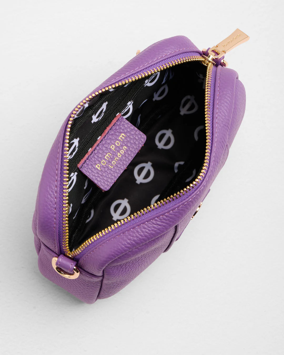 City Mini Bag Elizabeth Line Purple + 2 straps (Elizabeth Line strap & Purple Stripe strap)