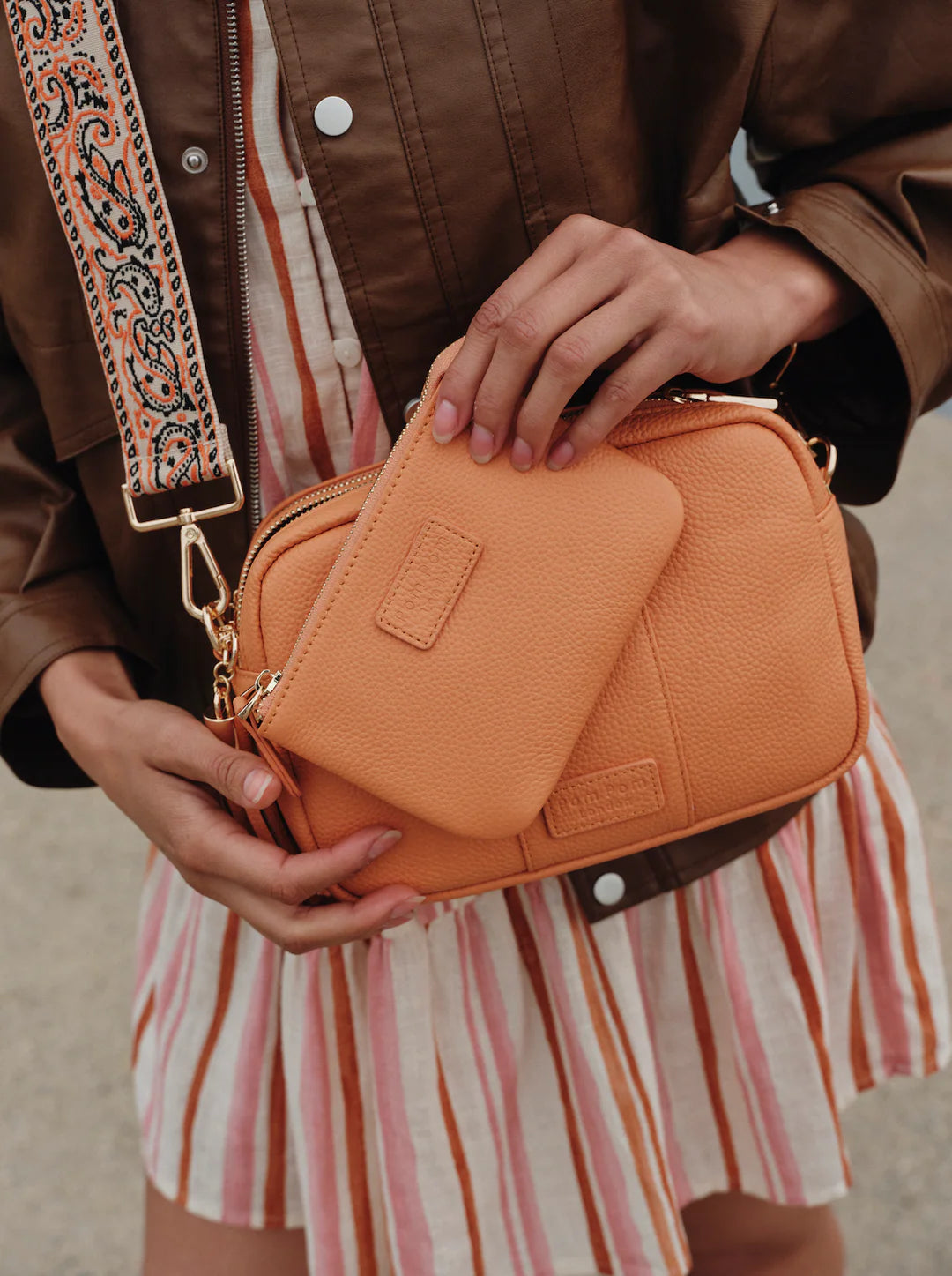 Chelsea Coin Purse Mango Tango