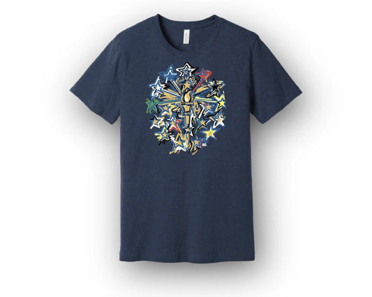 Indiana Racing Flag Navy Tee Justin Patten
