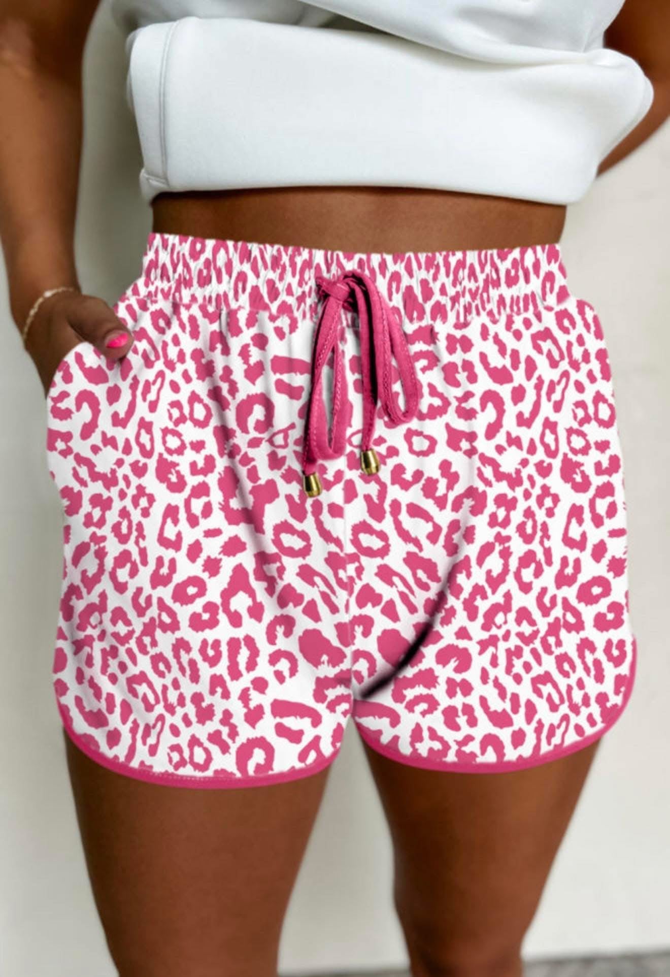 Pink Cheetah Shorts