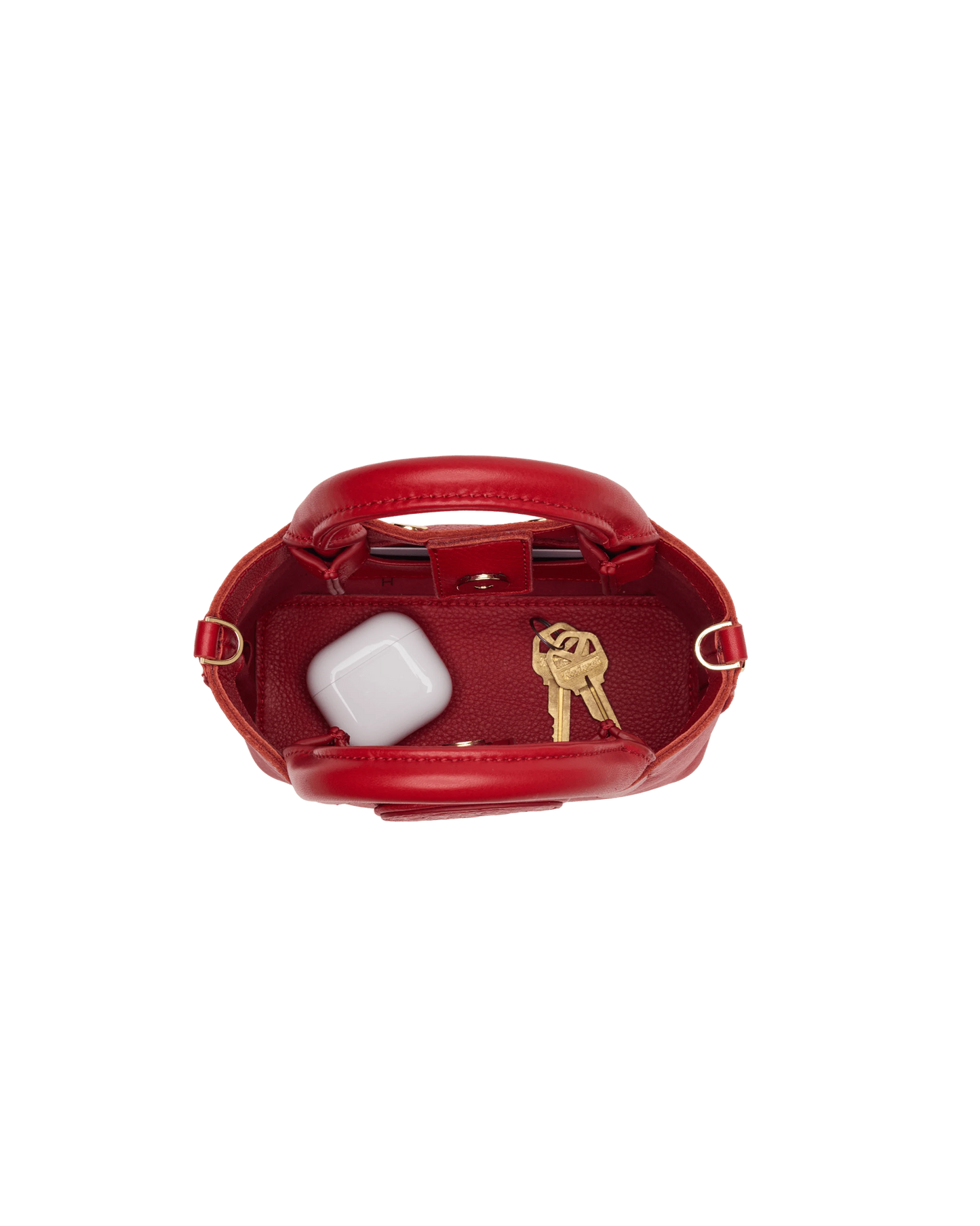 Olympia Tote Mini Chili Red/Gold