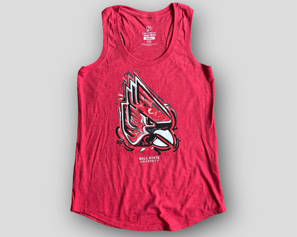 Ball State  Red Cardinal Tank  L