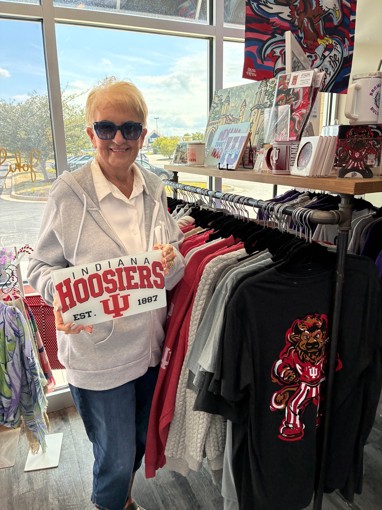 IU Bison Unisex fleece full zip-up
