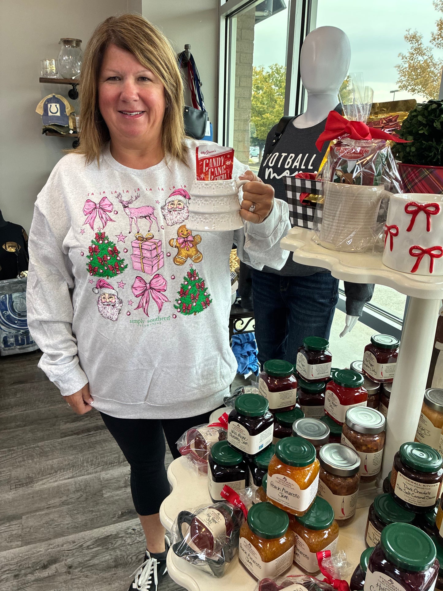 Simply Southern Flurry Trees Crew Sweatshirt