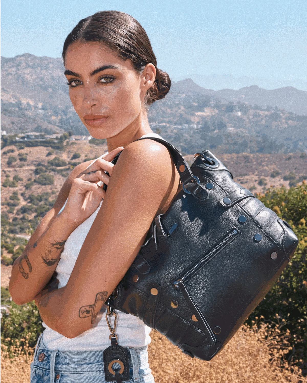 Daniel Medium Moto Black/Gunmetal