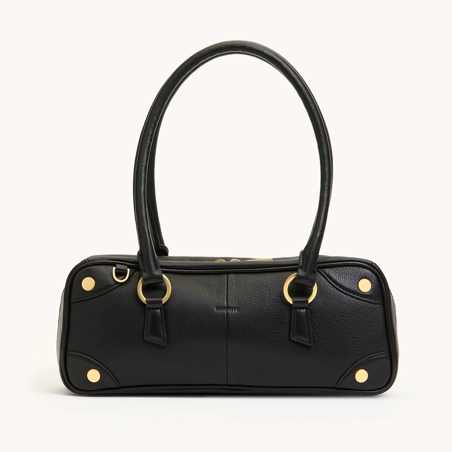 Meredith Small Black/Brushed Gold