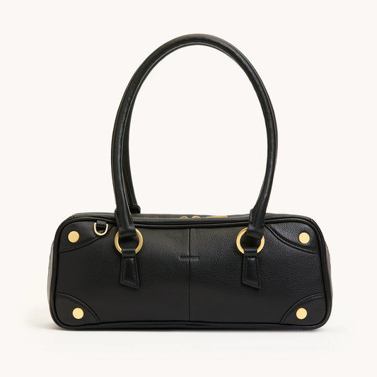 Meredith Small Black/Brushed Gold
